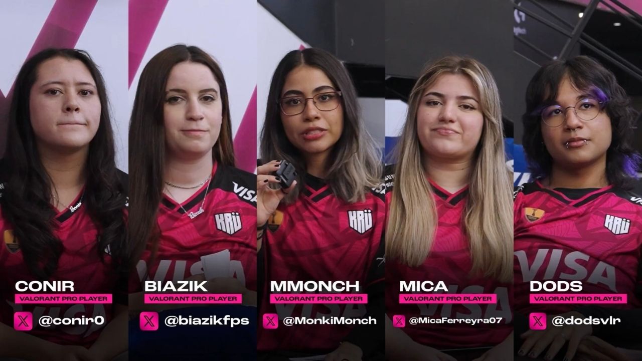 Juegaesports - KRÜ Blaze - Valorant Game Changers Latam Sur - conir, biazik, mmonch, mica, dods