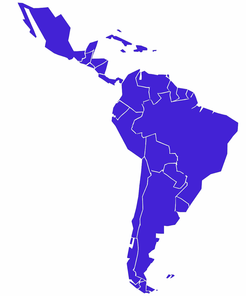 Juegaesports Mapa Latinoamerica