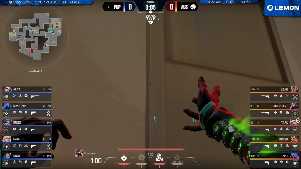 Juegaesports - Rebirth vs Australs por la Fecha 8 de la Liga Green Gaming Sur de VALORANT