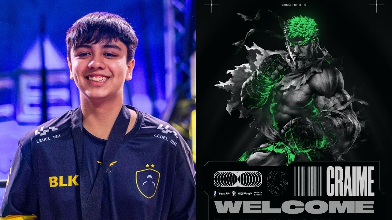 Juegaesports Craime nuevo jugador de Team Falcons en Street Fighter 6