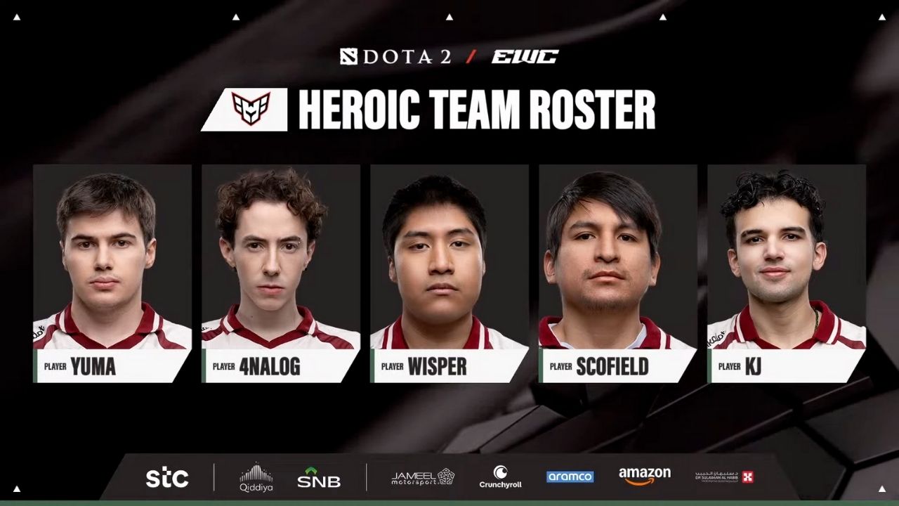 Juegaesports - HEROIC, equipo de Dota 2 con roster 100% latinoamericano