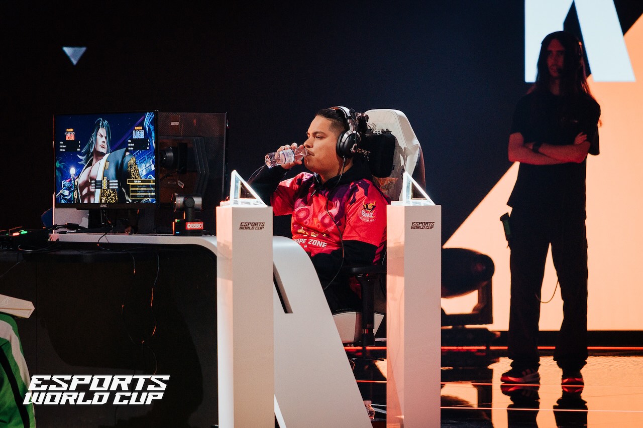 Juegaesports - TheGio, jugador profesional de fighting games durante la Esports World Cup 2025