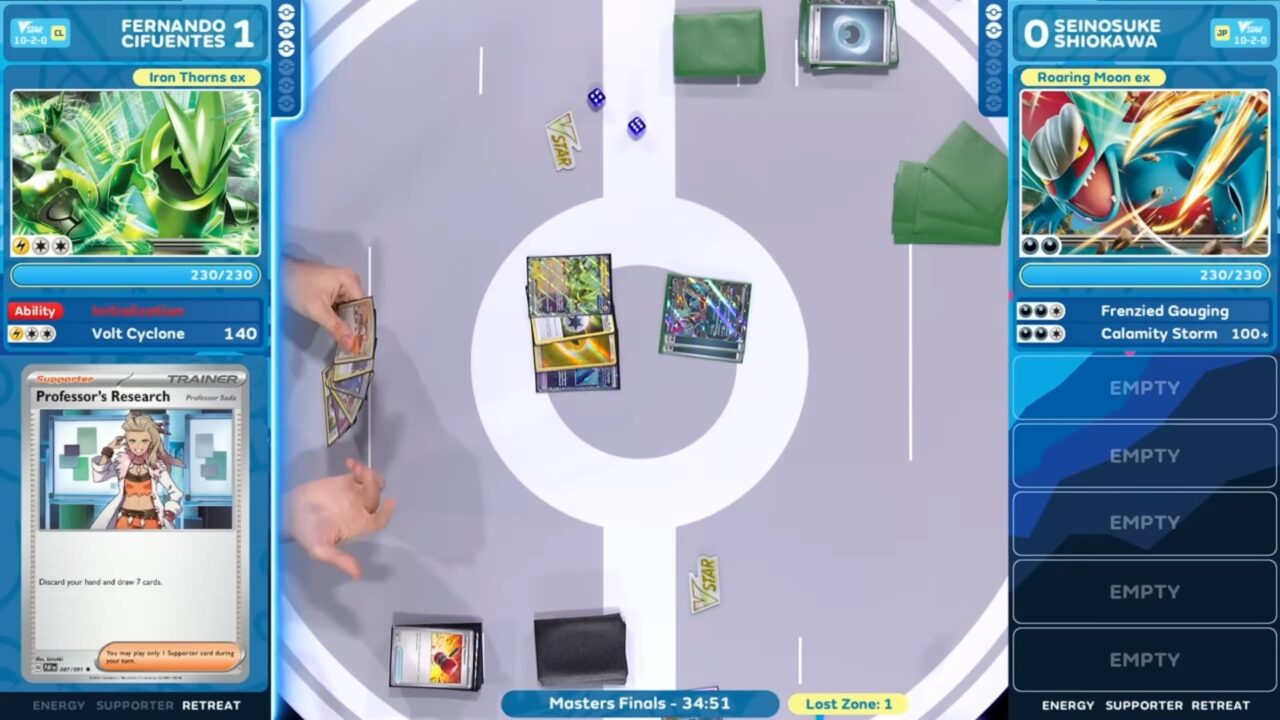 Juegaesports Final Pokemon TCG 2024 Fernando Cifuentes Sheinosuke Shiokawa