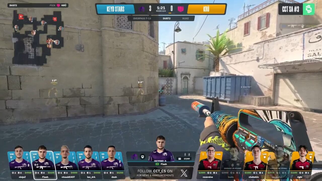 Juegaesports Keyd Stars vs KRÜ CCT South America Counter-Strike 2