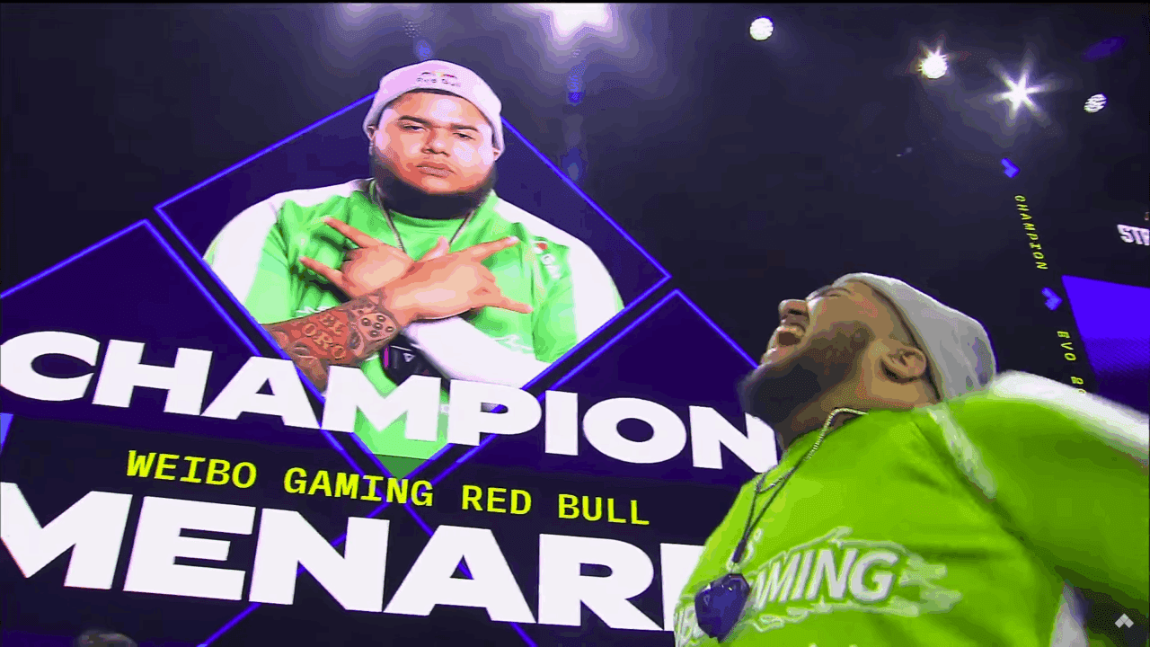 Juegaesports MenaRD Campeón EVO 2025 Street Fighter 6 Weibo Gaming Red Bull