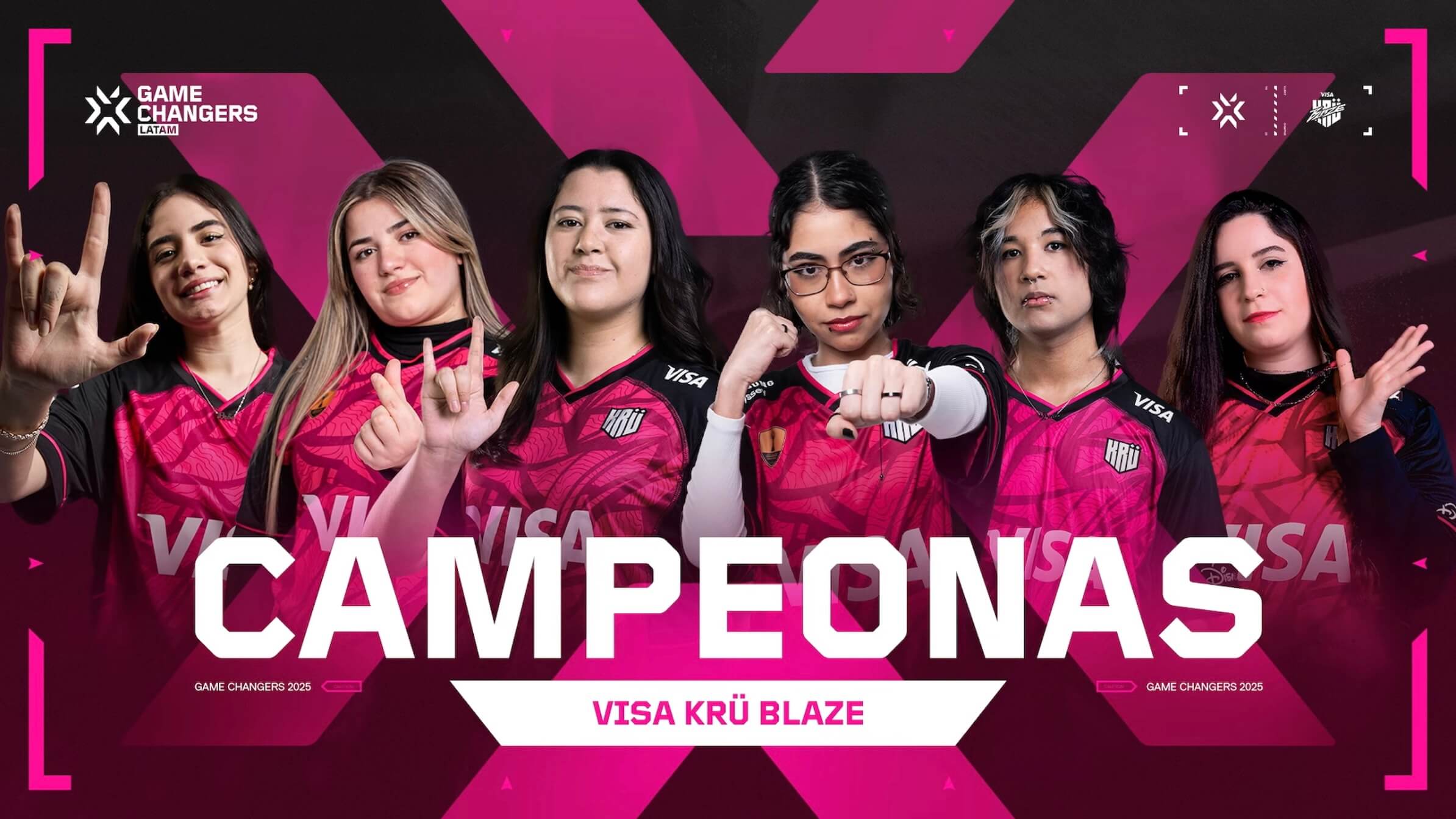 Juegaesports KRÜ Blaze campeonas VCT Game Changers LATAM 2025