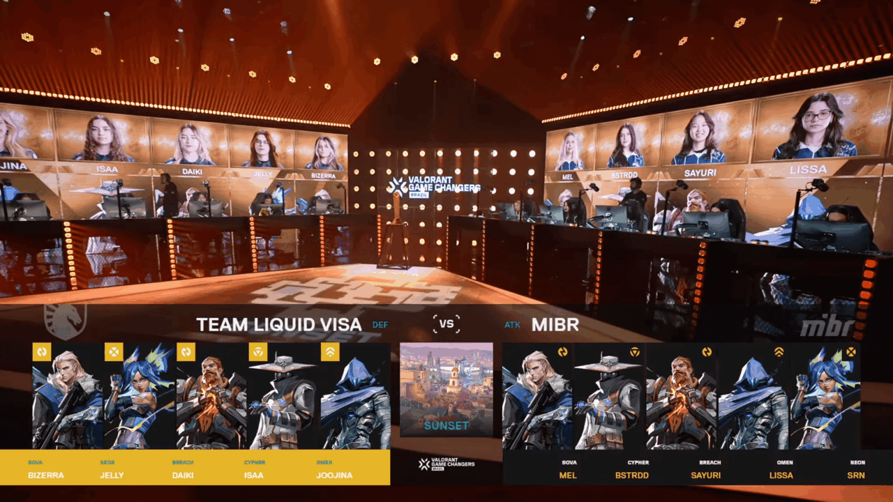 Juegaesports Team Liquid vs MIBR VCT Game Changers Brazil Final Stage Valorant