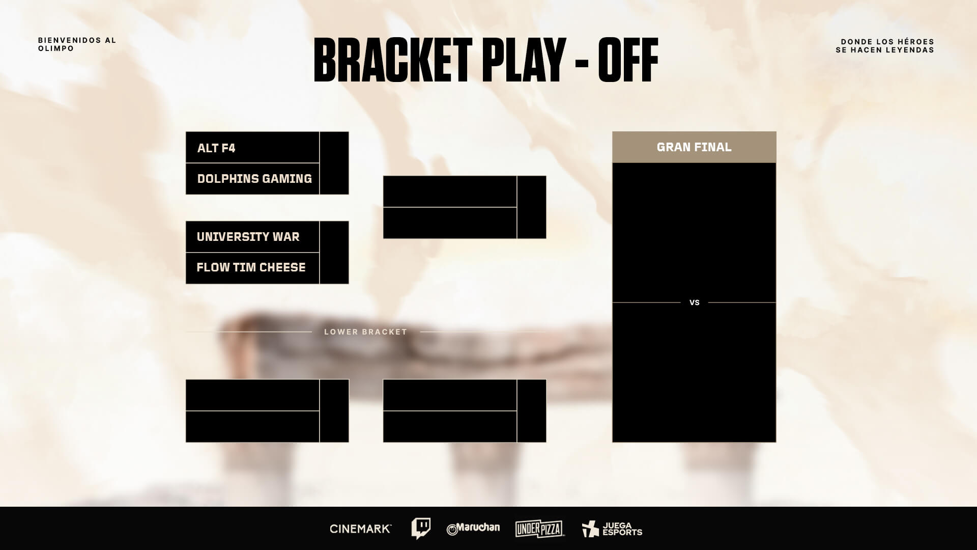 Juegaesports ElOlimpo Valorant off season bracket playoffs