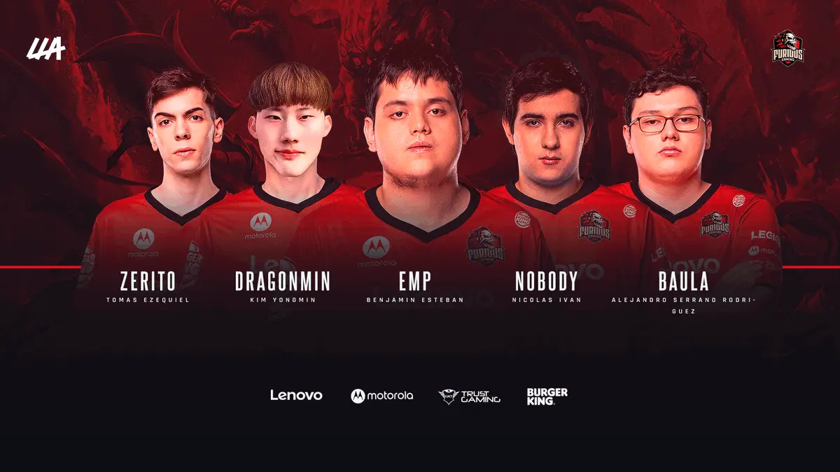 Juegaesports Roster Furious Gaming League of Legends Emp Zerito Dragonmin Nobody Baula